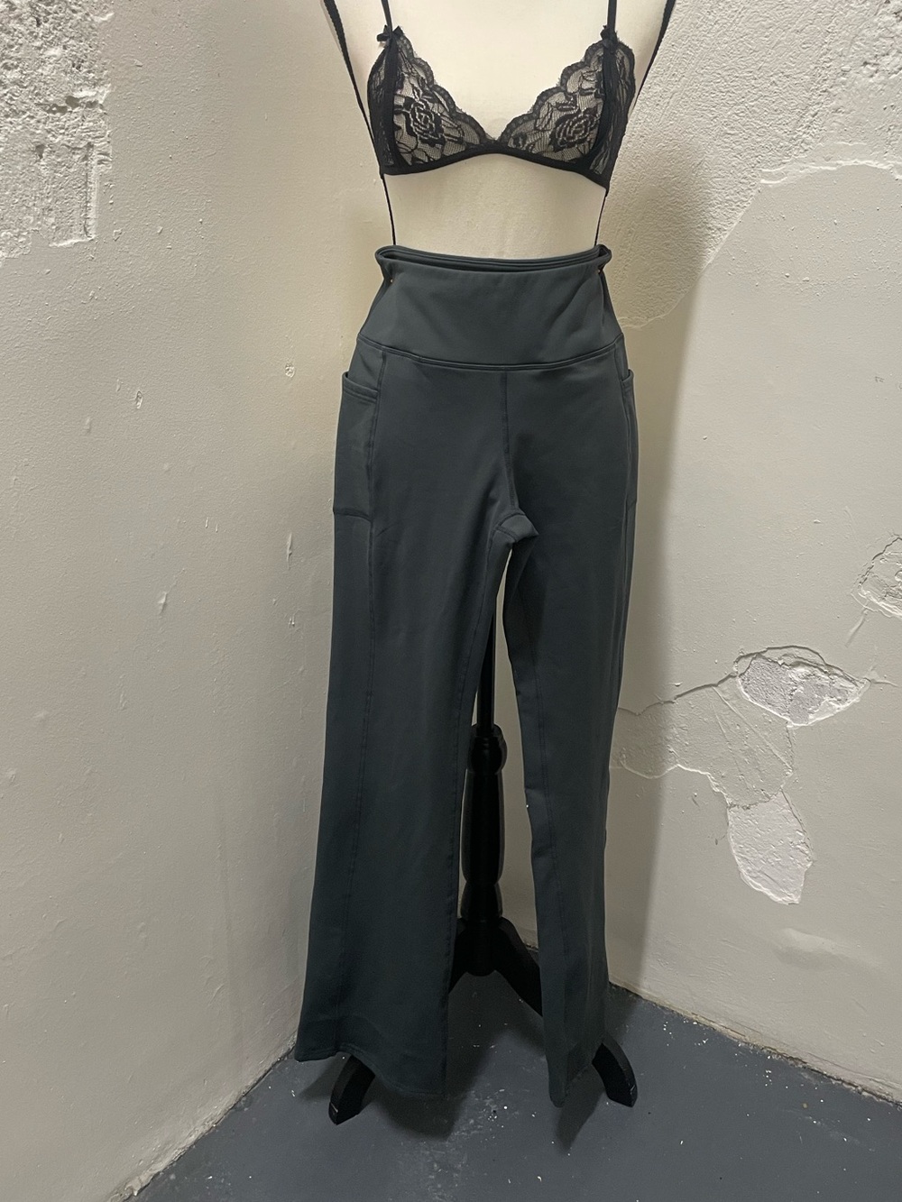 High-Waist Black Flare Active Pants by Willit